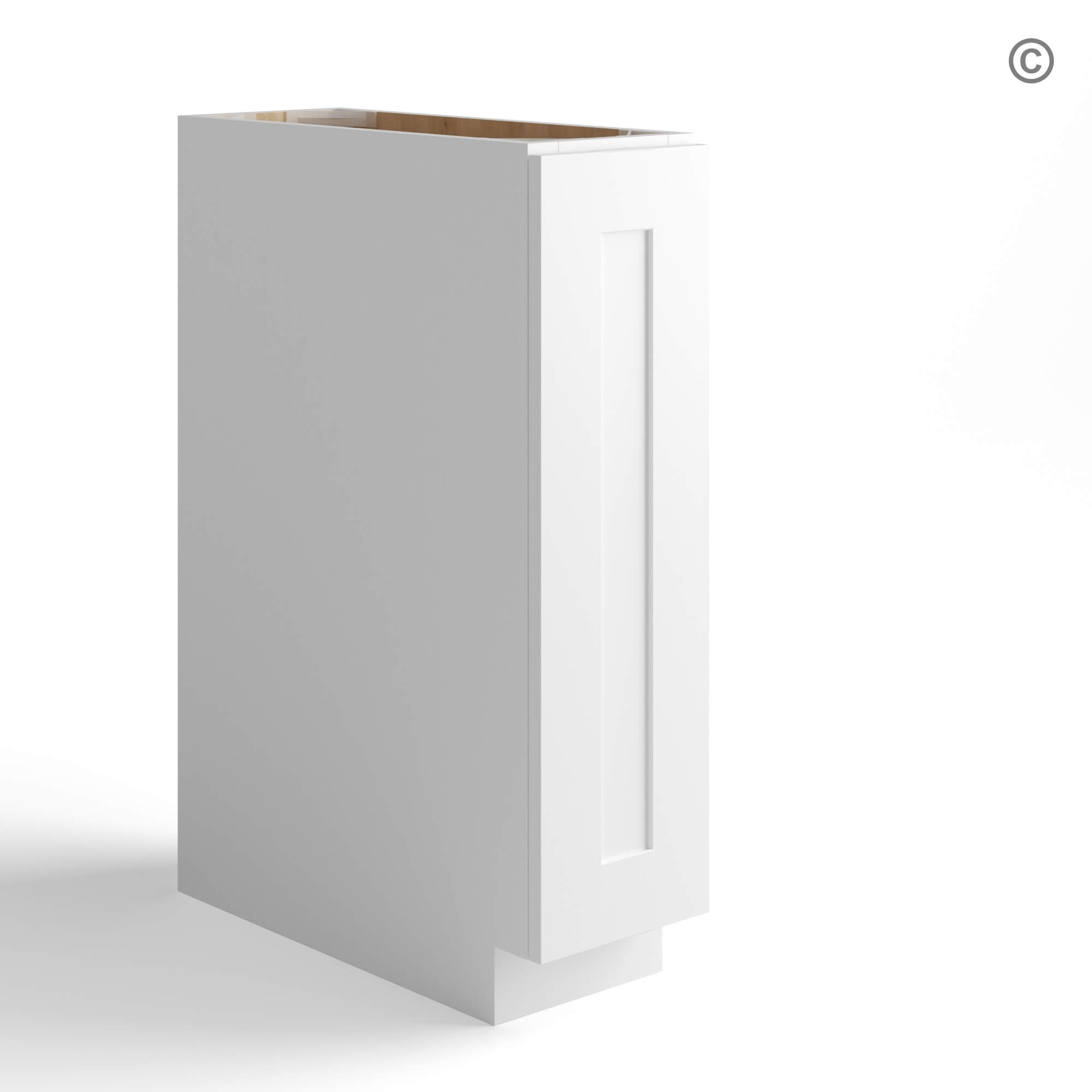 50-shaker-white-base-tray-closed (1) White Shaker Base Tray, white kitchen cabinets, rta cabinets