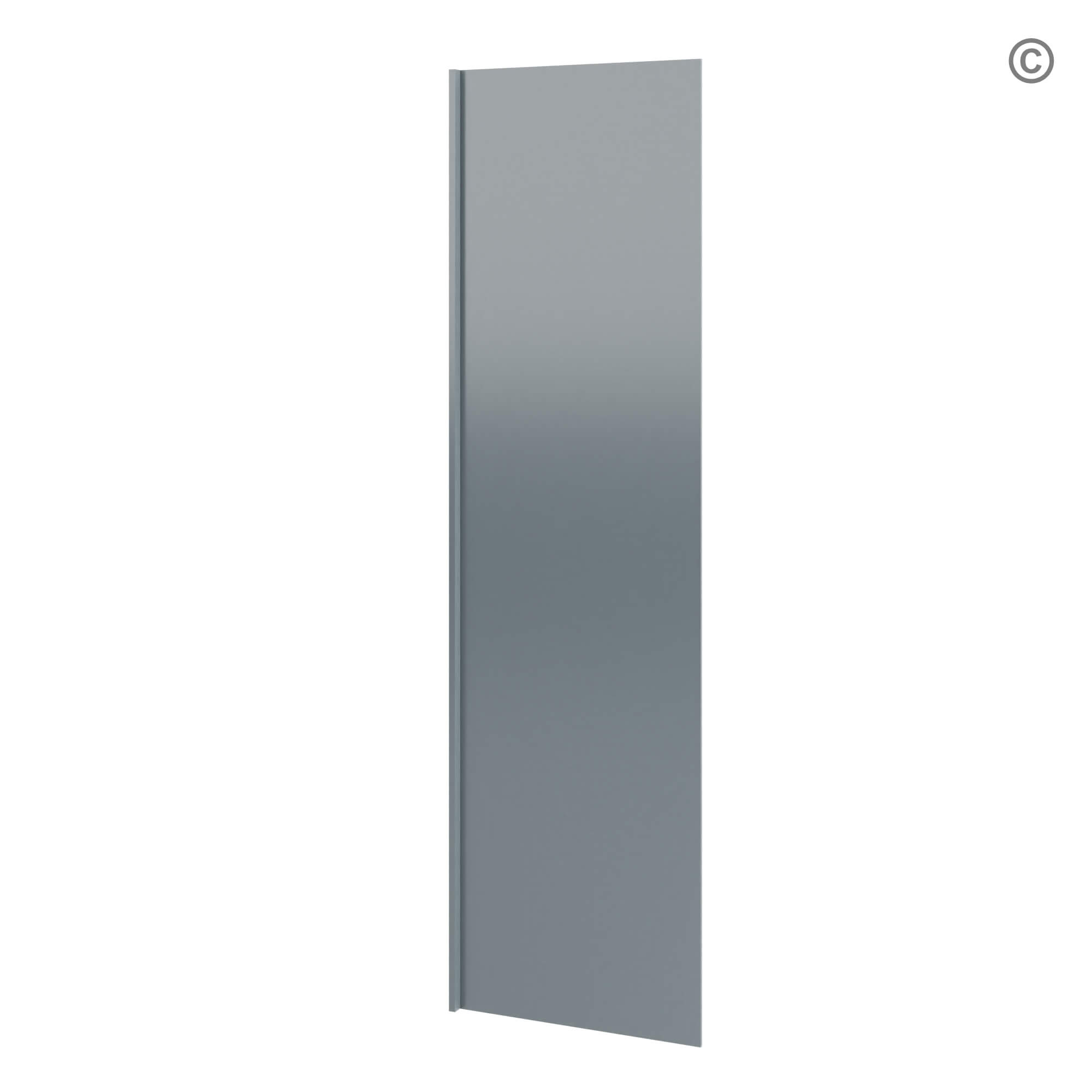 83-shaker-gray-refrigerator-end-panel (1) Gray Shaker Refrigerator End Panel, gray kitchen cabinets, rta cabinets