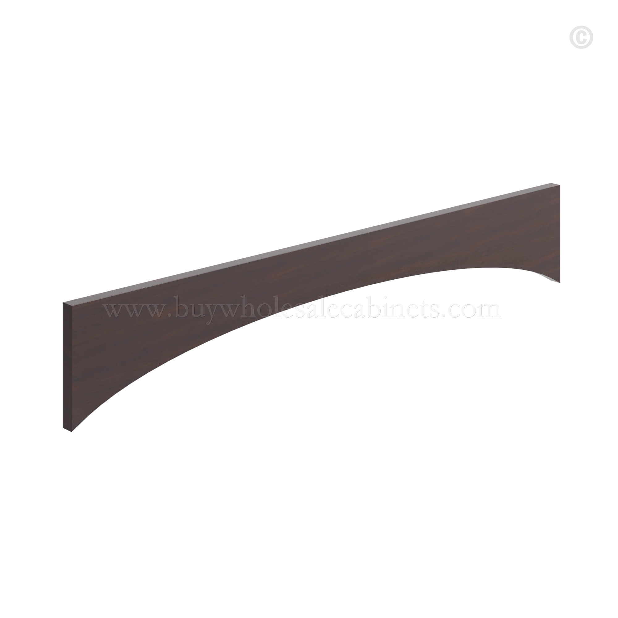 Shaker-espresso-Arched-Valance Shaker Espresso Arched Valance