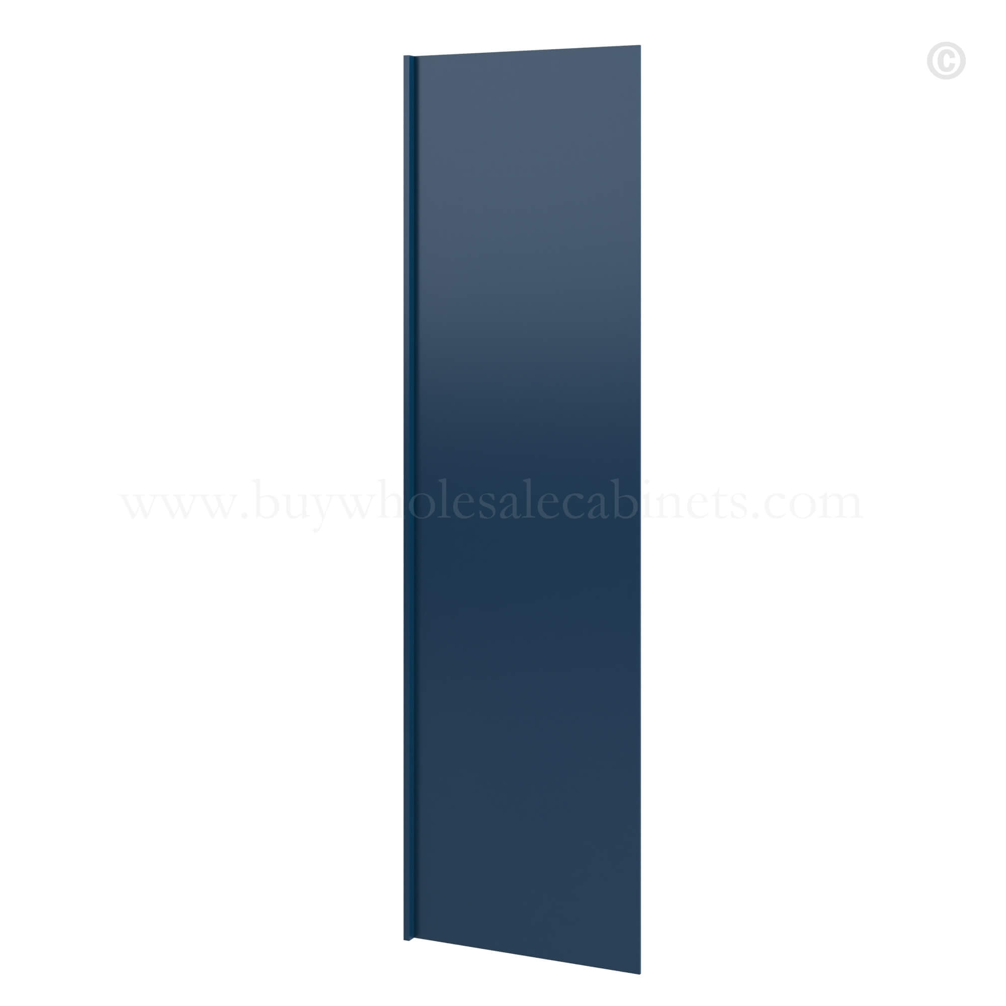 ZZZ Navy Blue Shaker Refrigerator End Panel