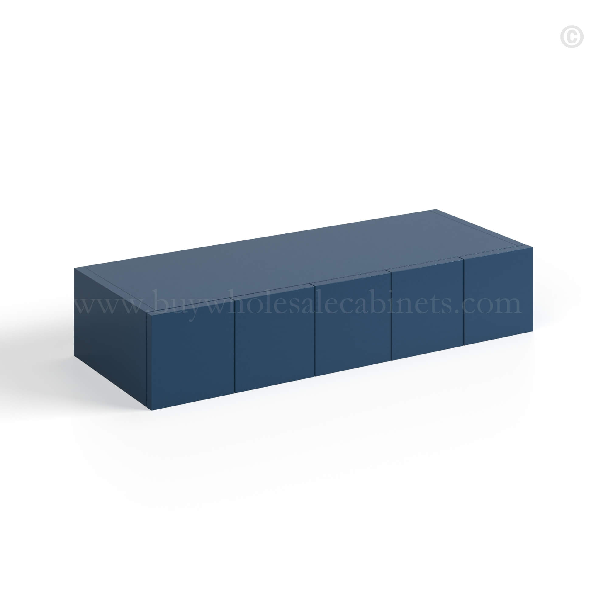EE closed Navy blue Navy Blue Shaker Wall Spice Drawer