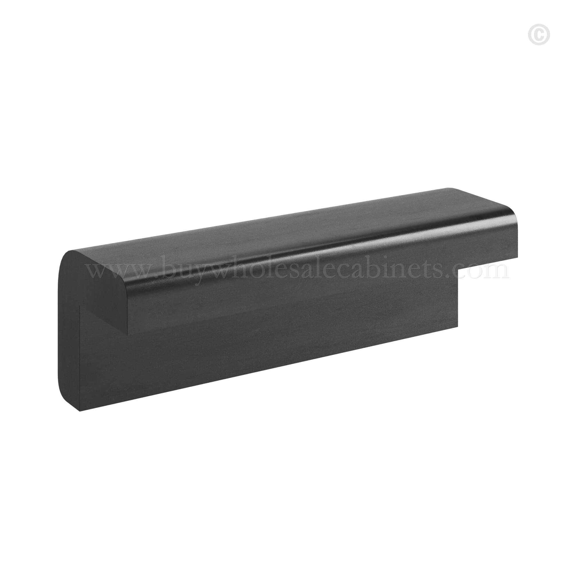 charcoal black shaker outside corner molding, rta cabinets, wholesale cabinets