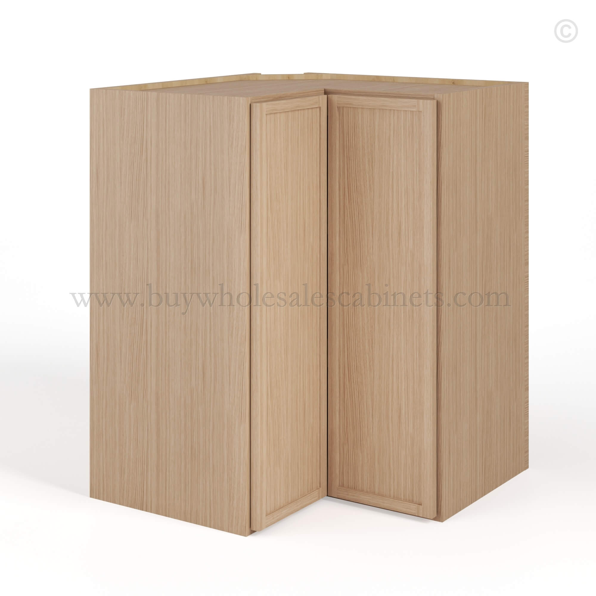 11-slim-oak-shaker-easy-reach-wall-cabinet-closed Slim Oak Shaker Easy Reach Wall Cabinet, rta cabinets, wholesale cabinets