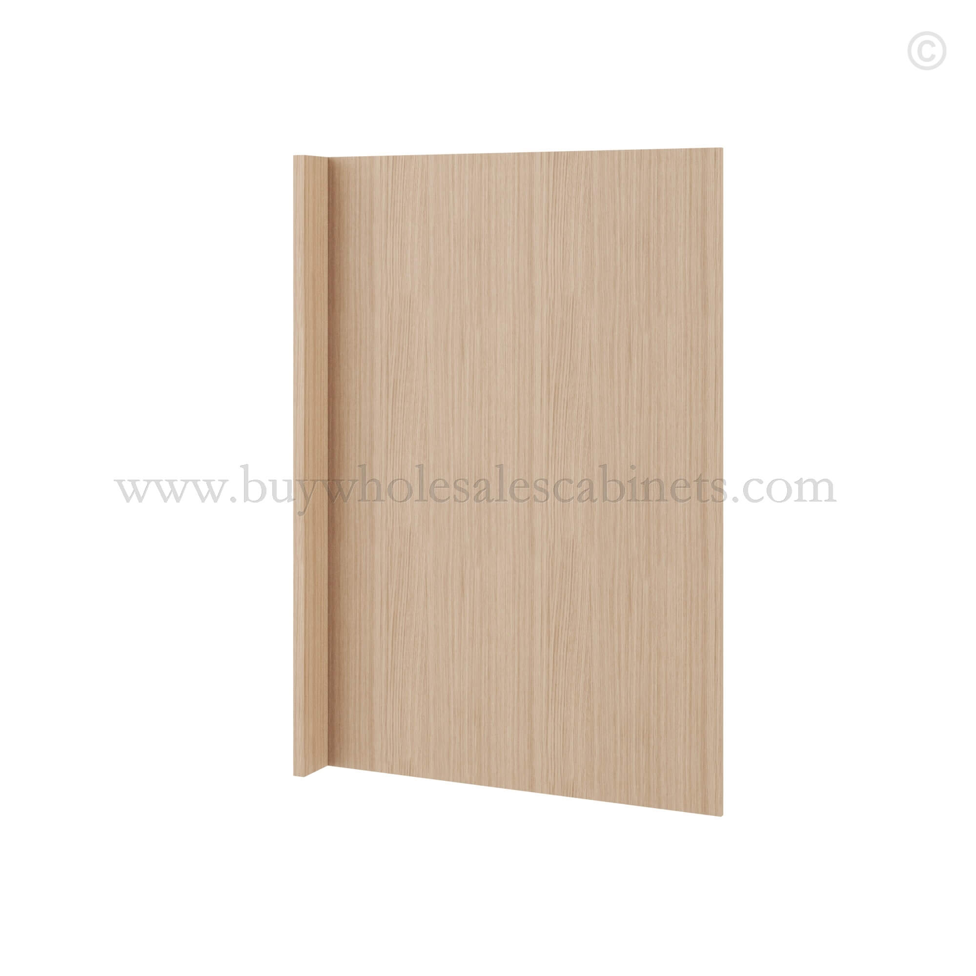 Slim Oak Shaker Dishwasher Return Panel, rta cabinets, wholesale cabinets
