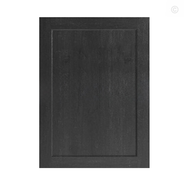 charcoal black shaker wall false door