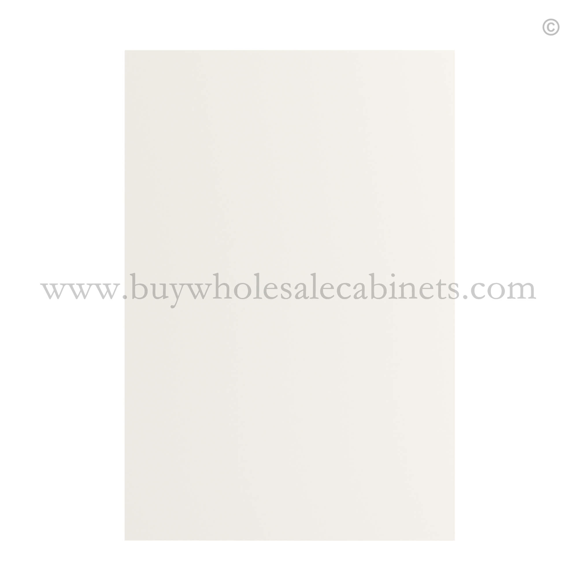 3 Charleston White Charleston White Raised Panel Base Skin Veneer Panel - Image 1