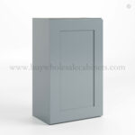 Gray Shaker 30" H Single Door Wall Cabinet