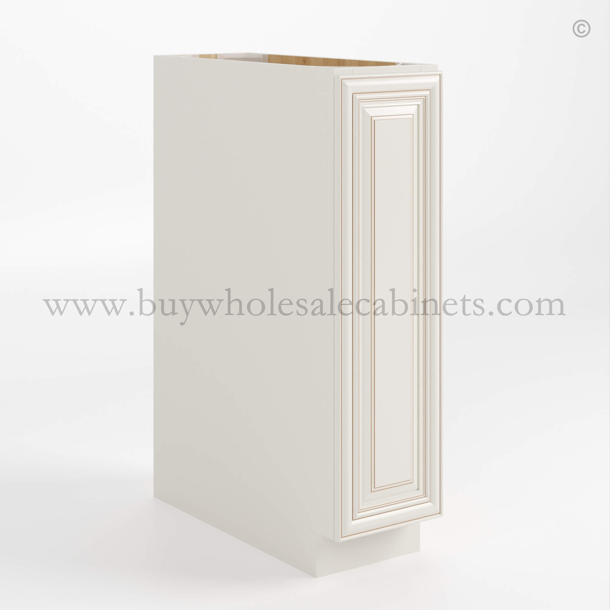 VV closed Charleston White Charleston White Raised Panel Base Tray - Image 1