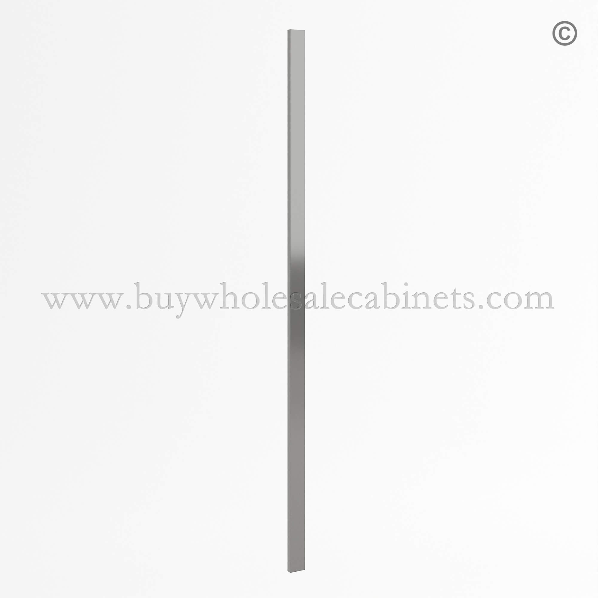 46-frameless-high-gloss-gray-96_-height-filler-front Frameless Gloss Gray Tall Filler, rta cabinets, frameless cabinets