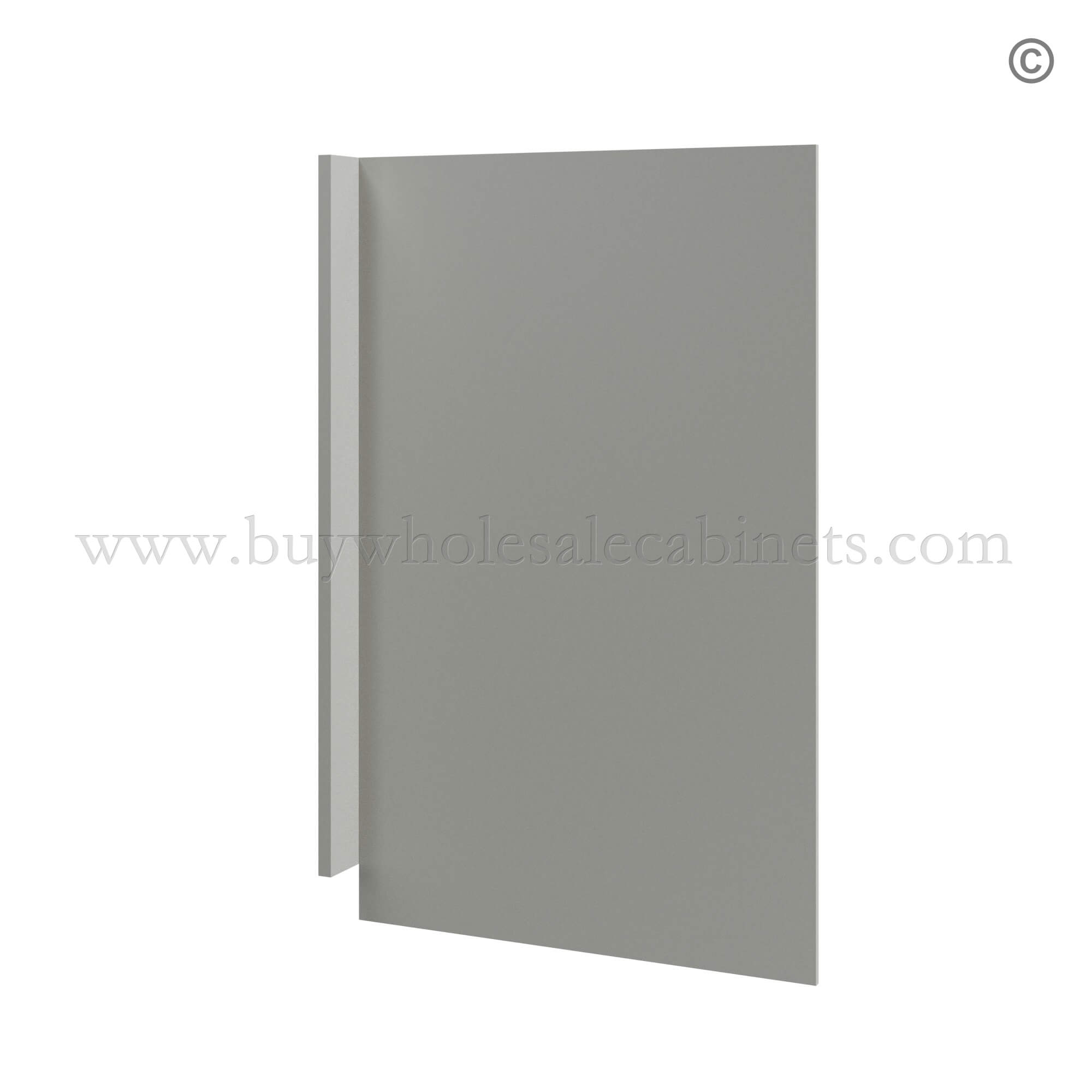 Dorian Gray Shaker Dishwasher Return Panel, dorian gray cabinets, rta cabinets, wholesale cabinets