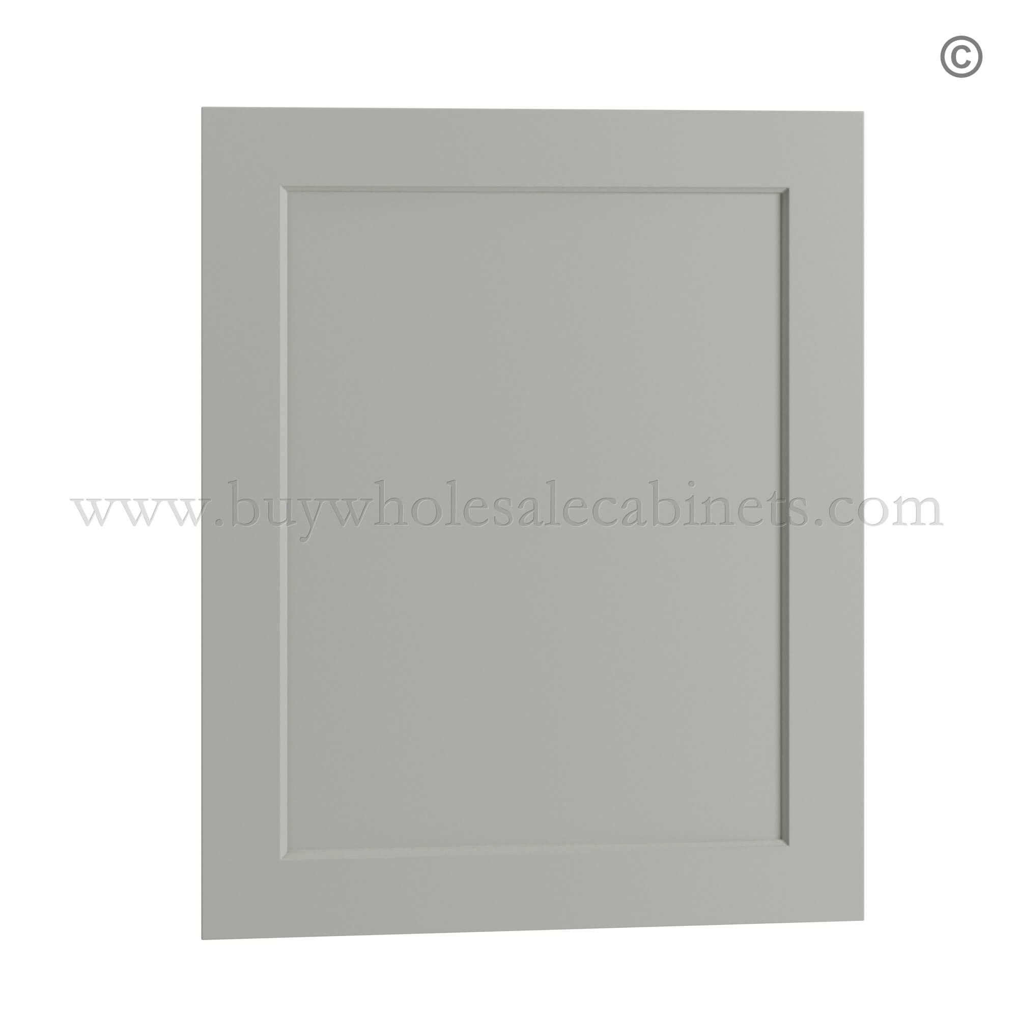 Dorian Gray Shaker Base False Door, dorian gray cabinets, rta cabinets, wholesale cabinets