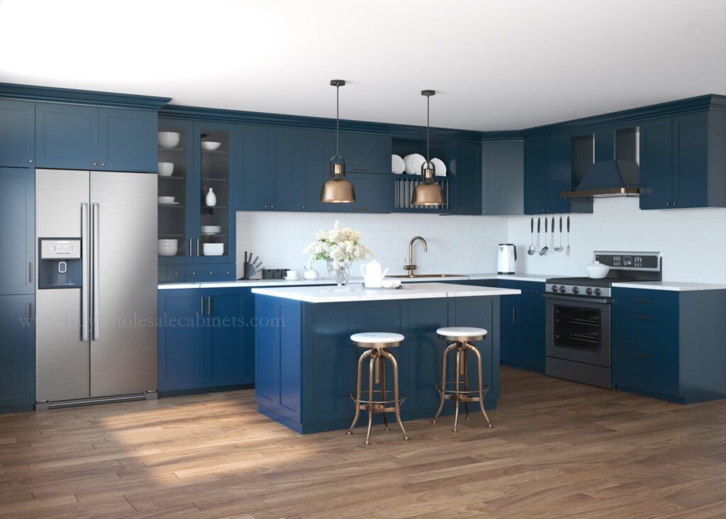 Navy Blue Cabinets