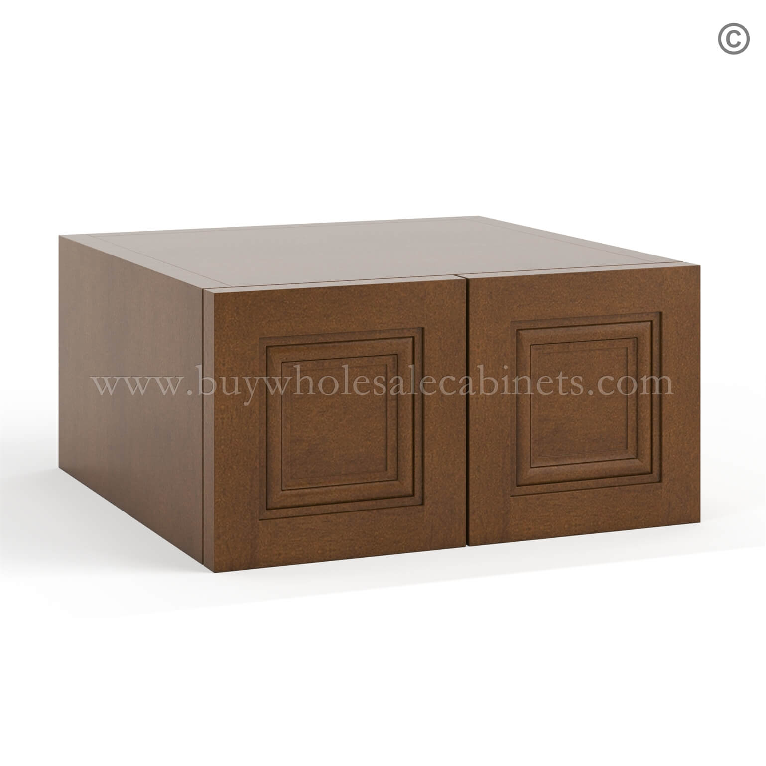 Frameless Classic Chestnut Wall Small Drawers