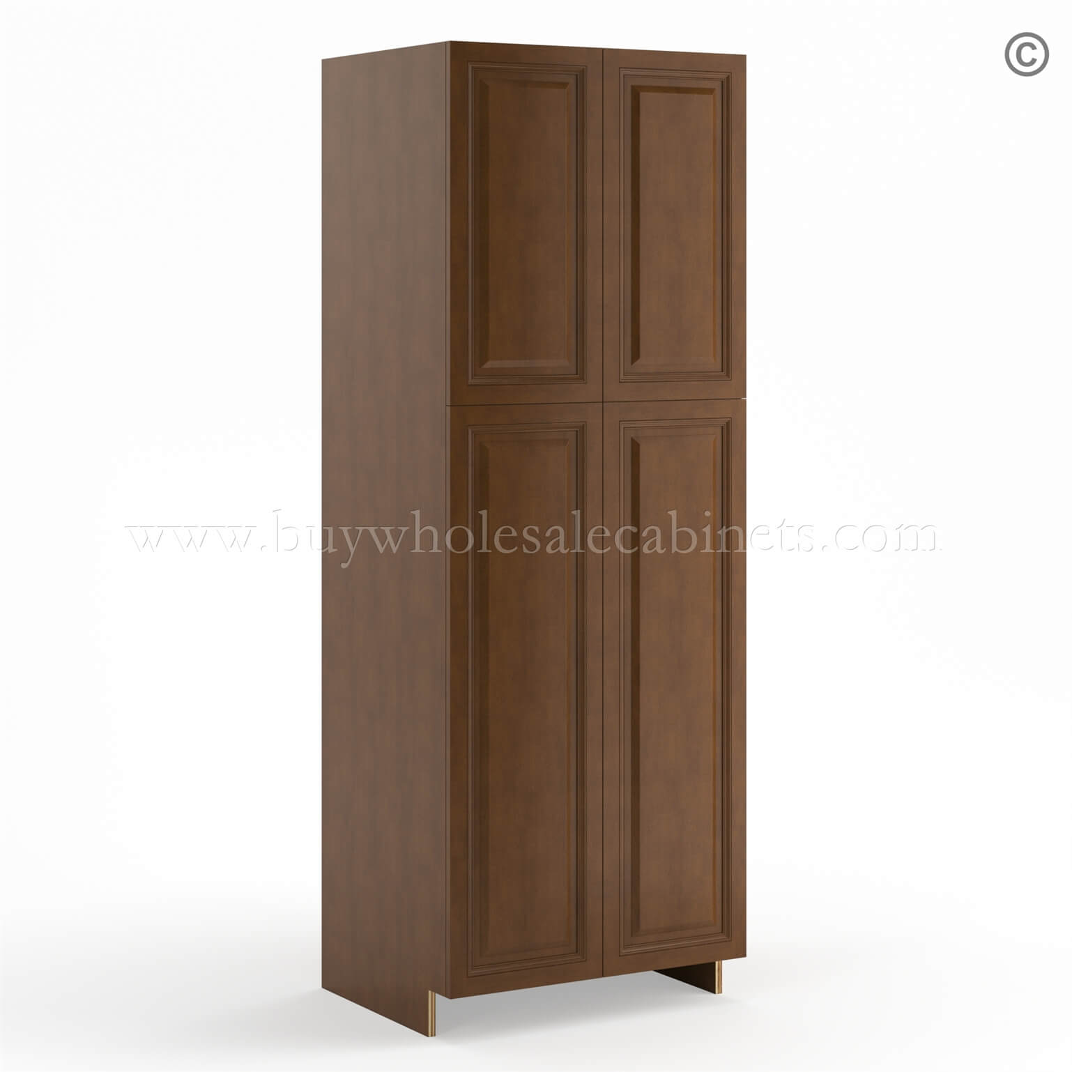 51-maduro-double-door-pantry-cabinet-closed Classic Chestnut Pantry Cabinet