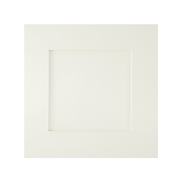 Ivory White Frameless Pearl White Sample Door