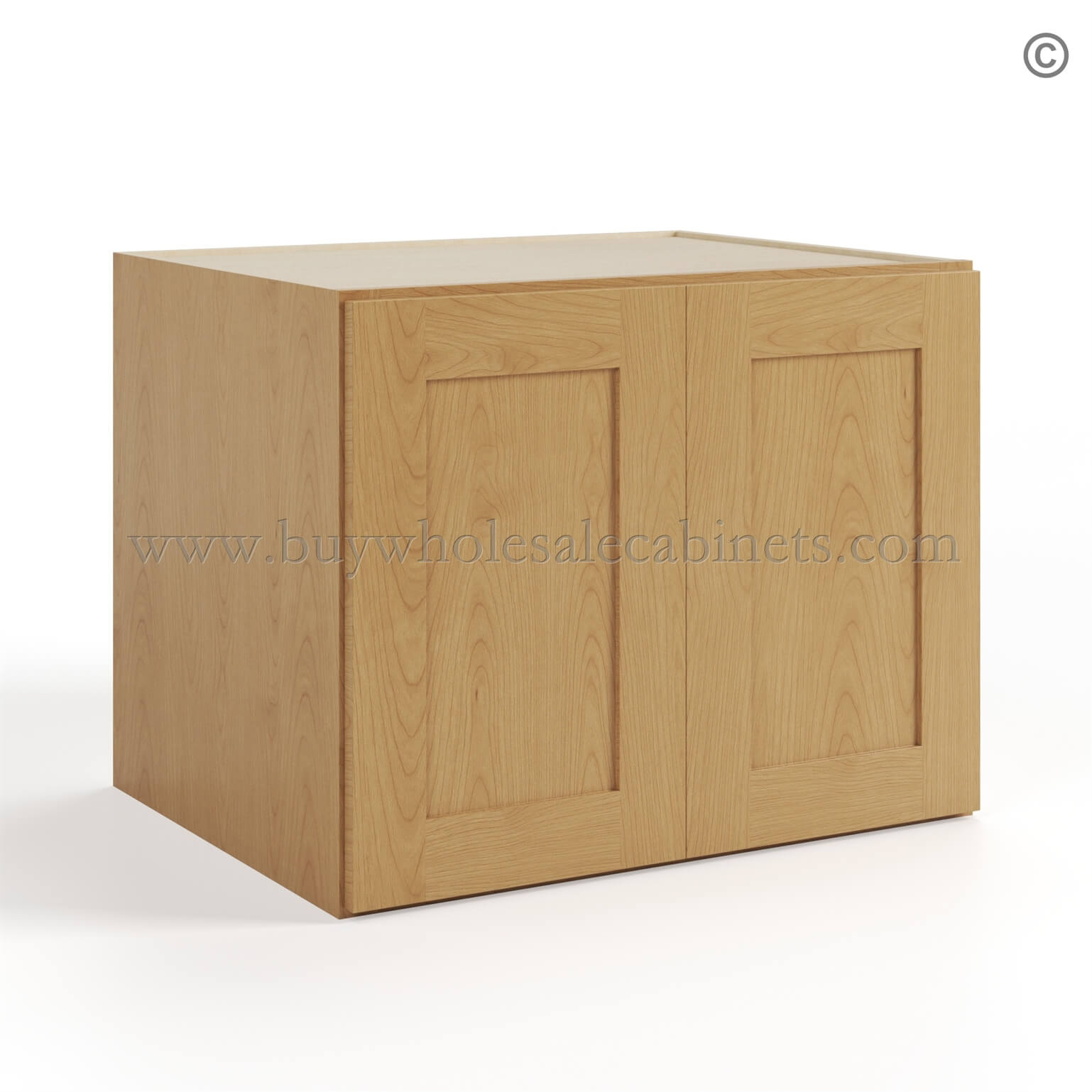 32-treasure-chest-refrigerator-wall-cabinet-double-doors-24h-closed-finish-side Treasure Chest Shaker 24 H Refrigerator Wall Cabinet 24 Deep, rta cabinets