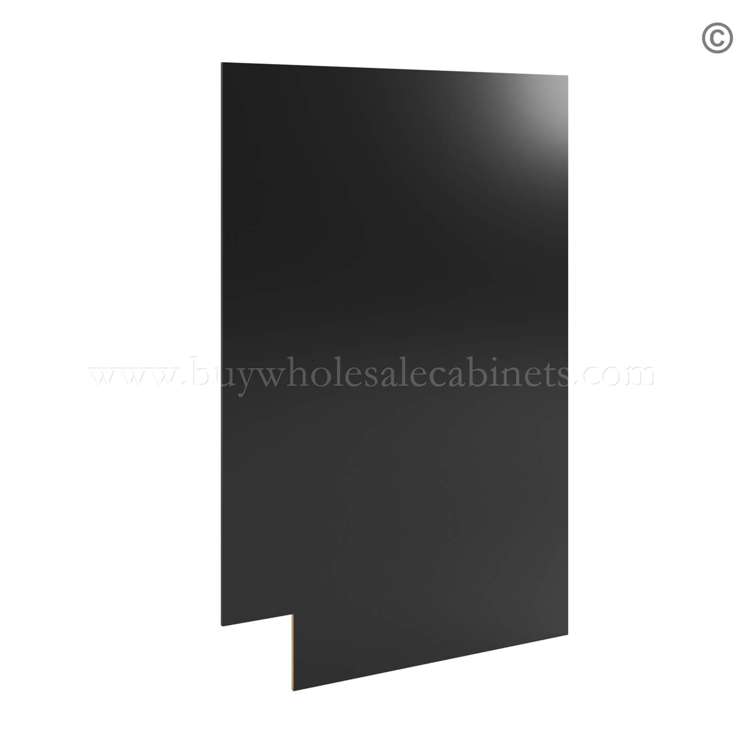 Black Shaker Base Skin Veneer Panel